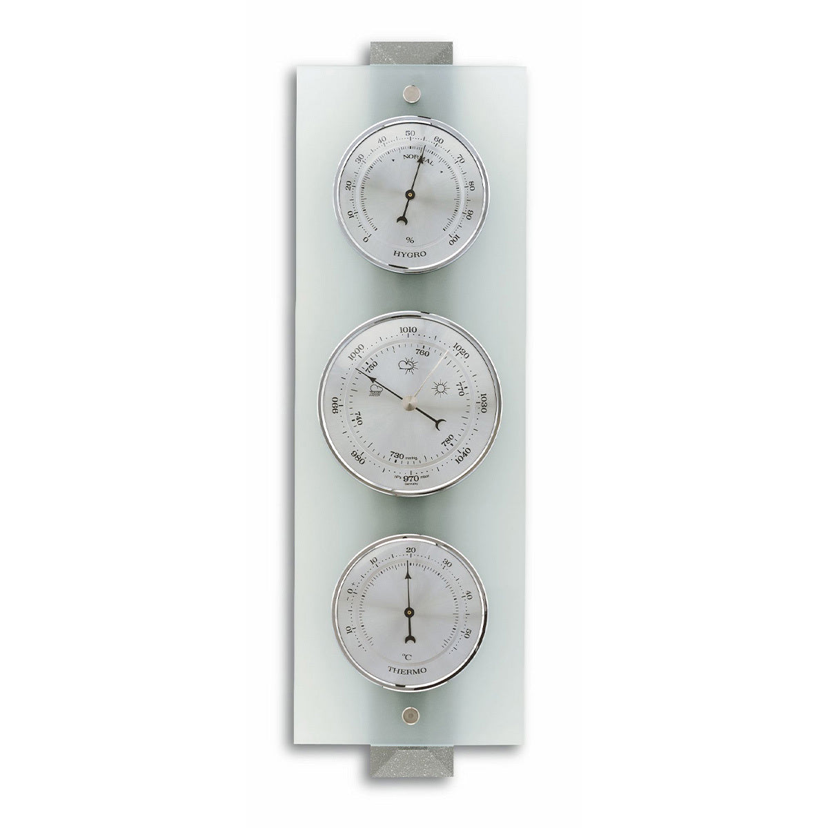 TFA Analoge Wetterstation aus Glas grau