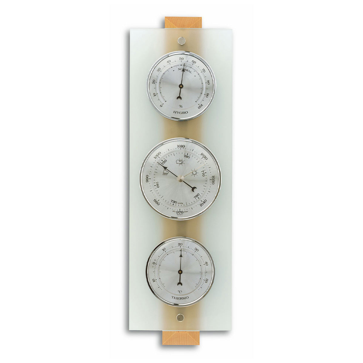 TFA Analoge Wetterstation aus Glas natur