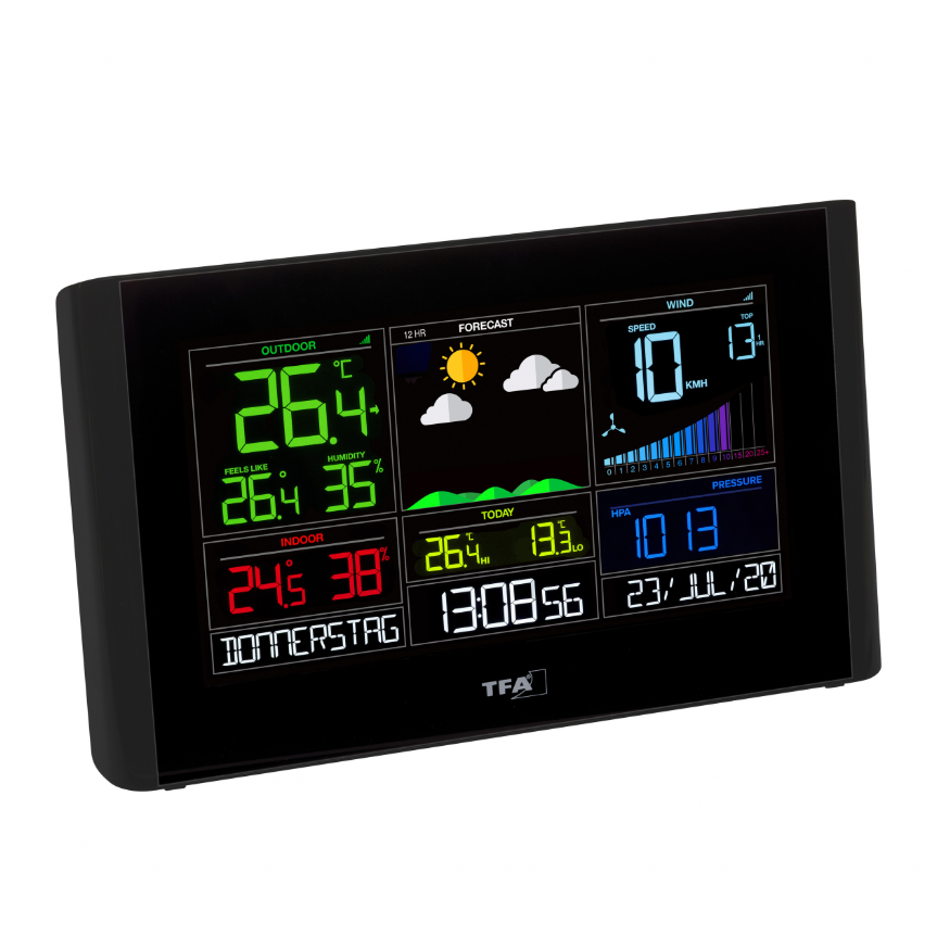 Station météo sans fil avec WLAN VIEW BREEZE