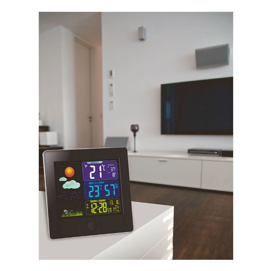 Station météo radio avec écran couleur SUN