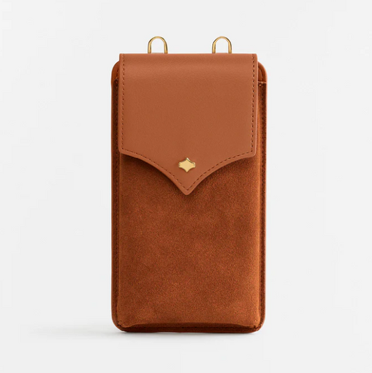 Any Di Phone Pouch Cognac